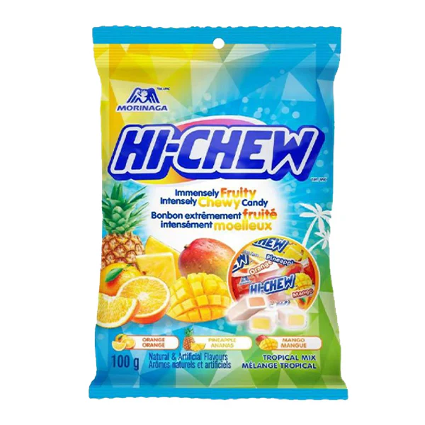 HI CHEW - TROPICAL PEG BAG 6x100 GR