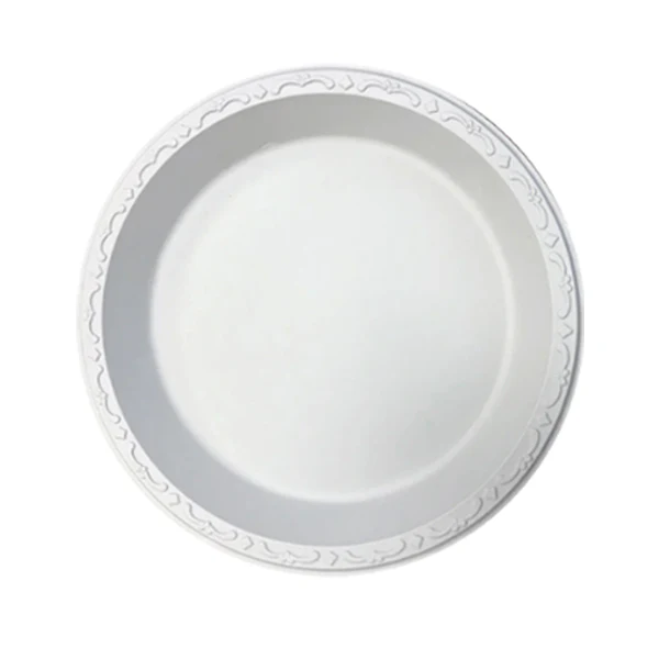 ECOPAX - 10.25" PLATE 1 COMP IVORY PEBBLE 400EA
