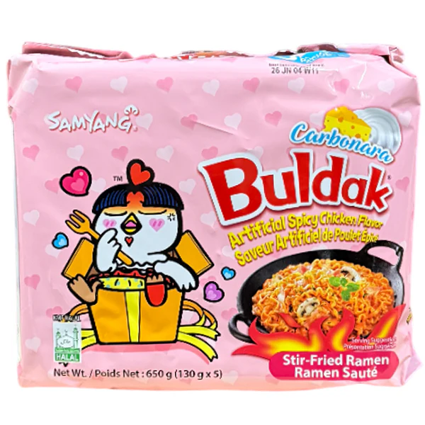 SAMYANG - HOT CHICKEN CARBO RAMEN 5x130 GR