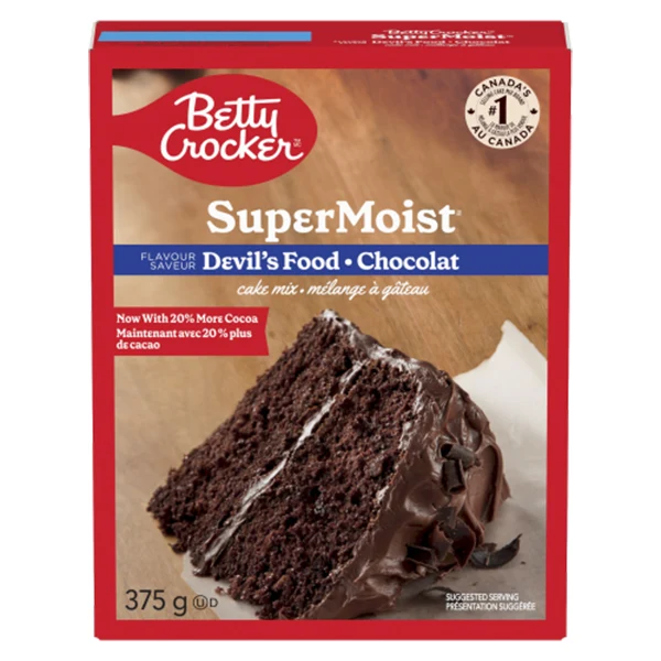 Betty Crocker - Super Moist Devil Food Cake Mix 375GR