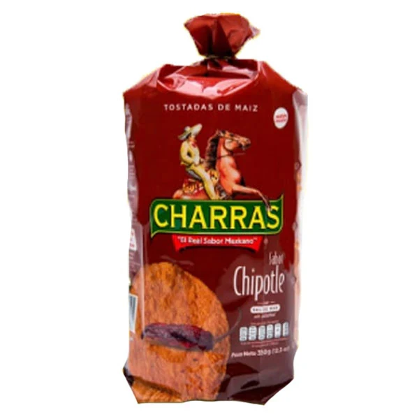Charras - Chipotle Tostadas 8x350 GR