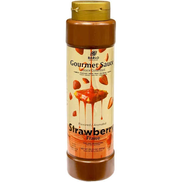 Barlo - Premium Strawberry Flavoured Gourmet Sauce 800GR