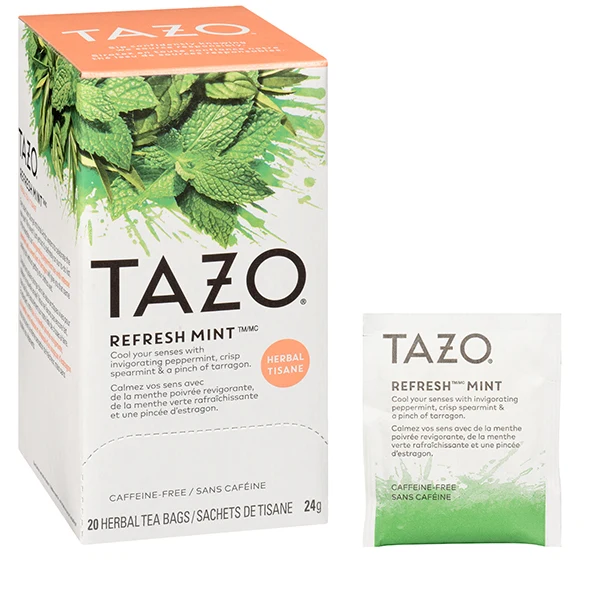 Tazo - Hot Herbal Mint Refresh 20CT