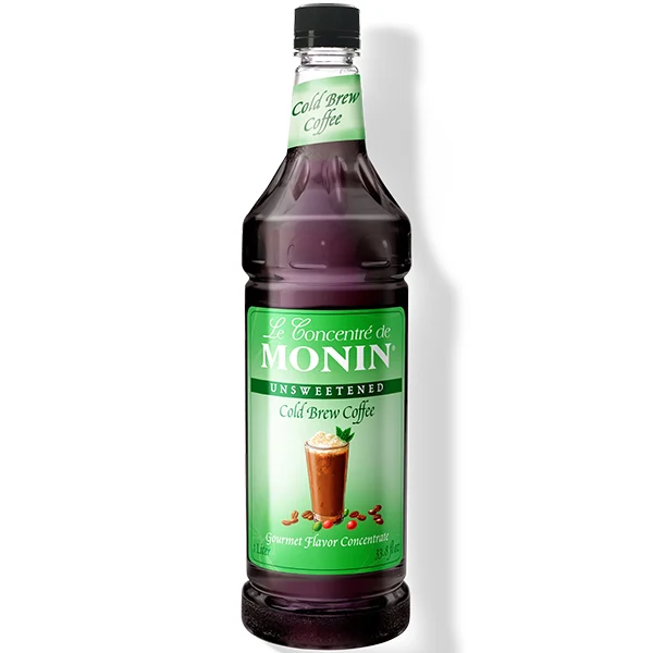 Monin - Cold Brewed Coffee Unsweetened 4x1 LT