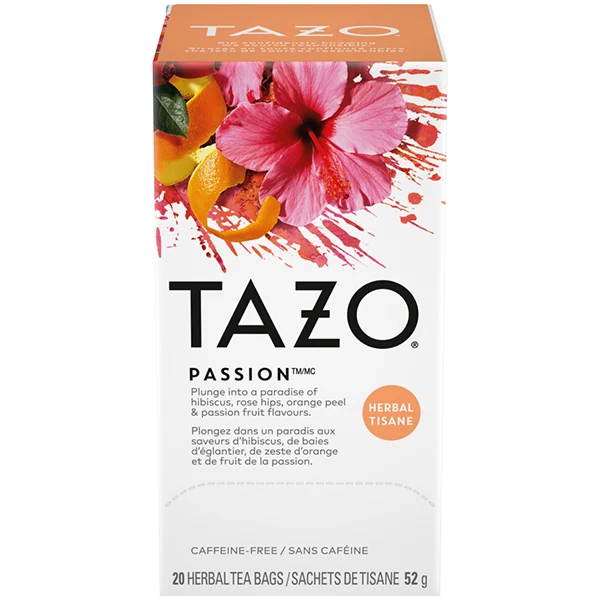 Tazo - Hot Herbal Passion Tea 6x20 CT