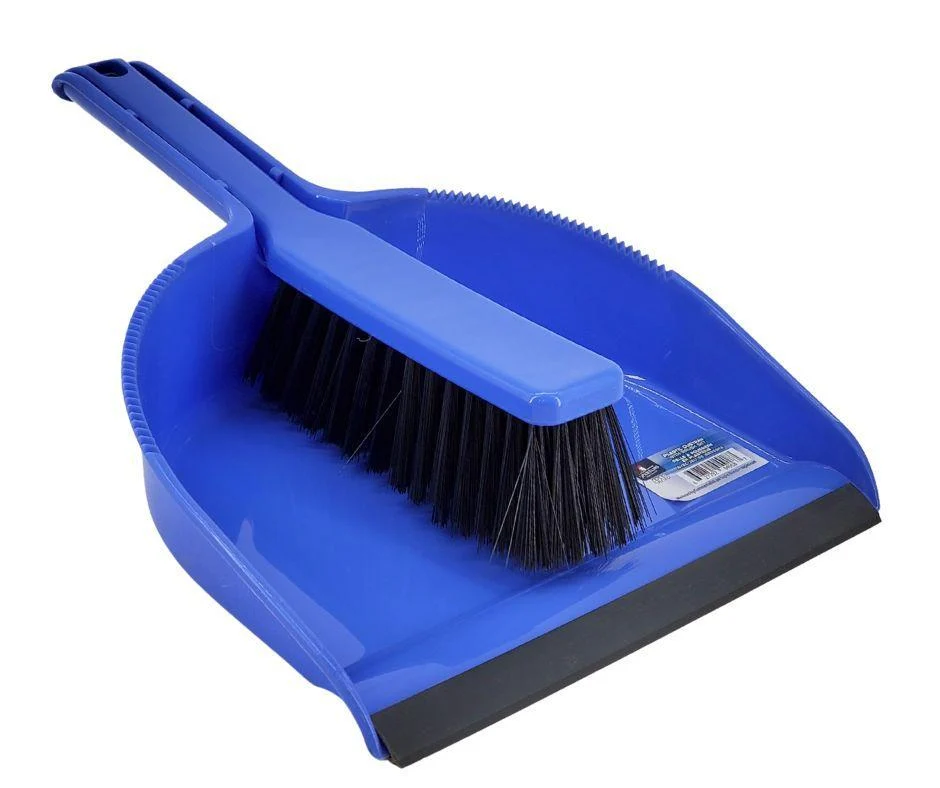 Spartano - Plastic Dustpan with Brush Set - Blue - 4918
