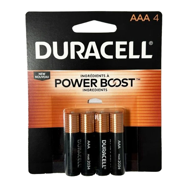 Duracell - Coppertop Aaa 4EA