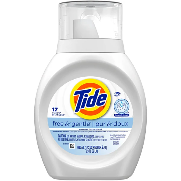 Tide - Free And Gentle 17 Loads 6x680 ML