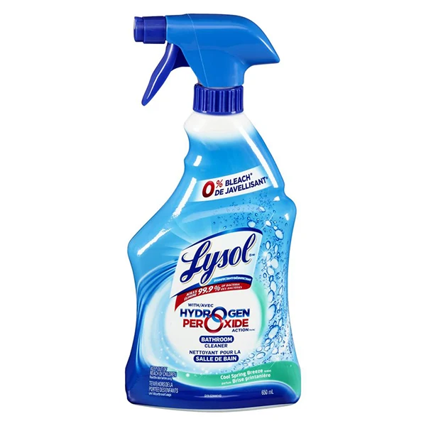 Lysol - Bathroom Cleaner W/ Hydrogen Peroxide 12x650 ML