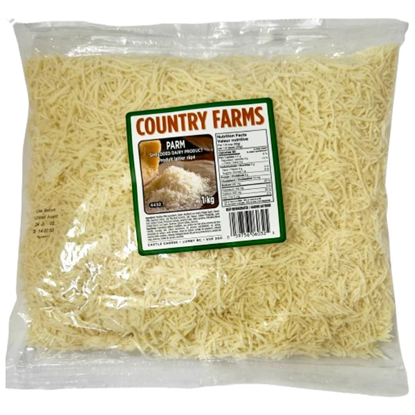 Country Farms - Shredded Parmesan 1KG