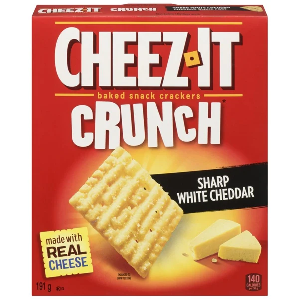 Cheez-It - Sharp White Cheddar Cracker 191GR