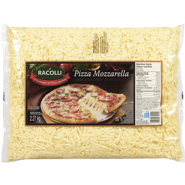 Racolli - Shredded Mozzarella 21% 2.27KG