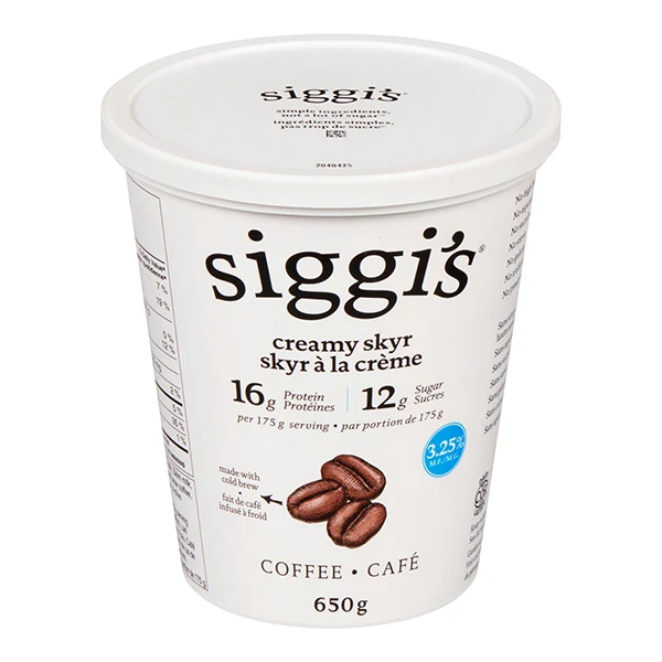 Siggi - 3.25% Creamy Skyr Coffee 650GR
