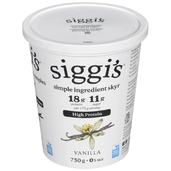 Siggi - Vanilla Non-Fat Yogurt 0% 750GR
