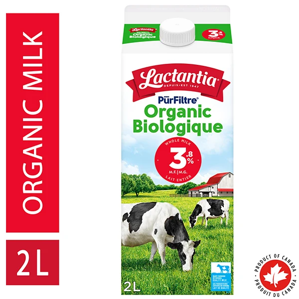 Lactantia - Purfiltre 3.8% Organic Milk 2LT