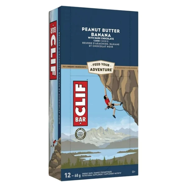 Clif Bar - Peanut Butter Banana With Dark Chocolate 12x68 GR