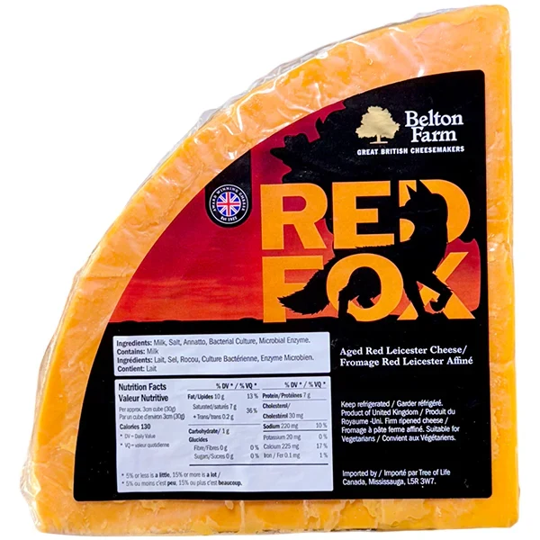 Belton Farm - Red Fox Aged Leicester Cheese 3x1.5 KG