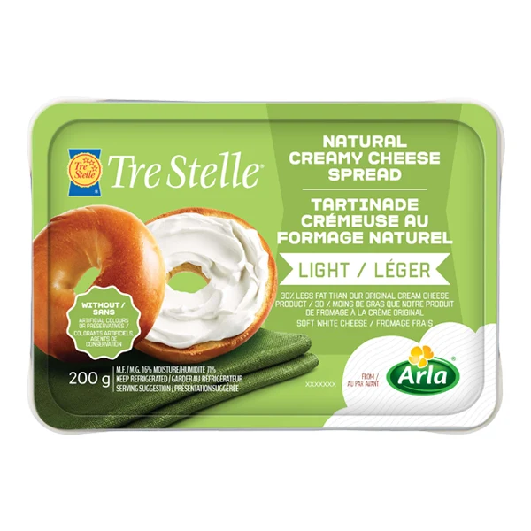 Tre Stelle - Light Cream Cheese 10x200 GR