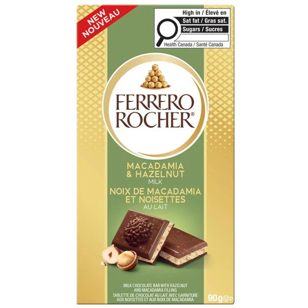 Ferrero Rocher - Macadamia & Hazelnut Milk Bar 2x8x90 GR