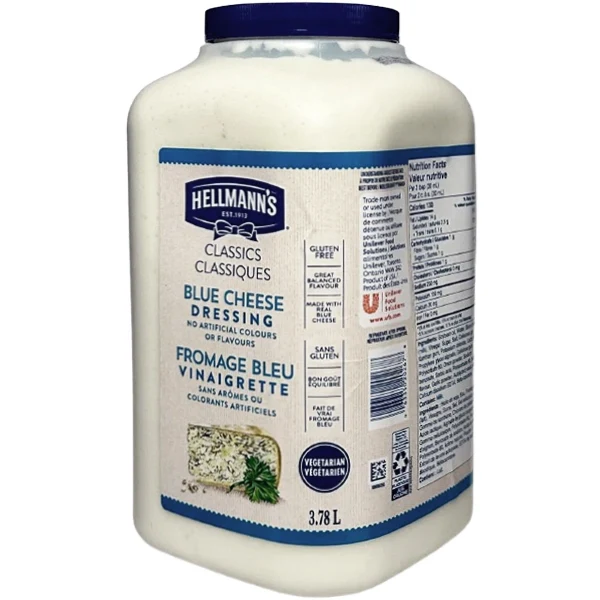 Hellmanns - Blue Cheese Dressing 2x3.78LT
