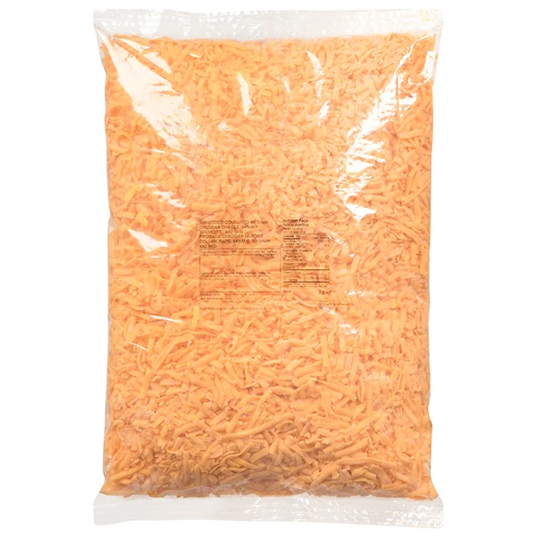 Agropur - Shredded Coloured Medium Cheddar 34% 4x2.5 KG