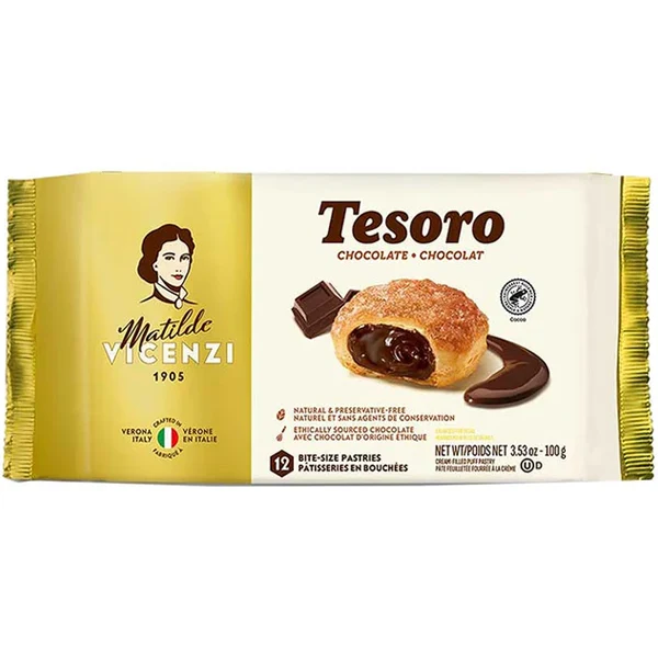 Vicenzi - Tesoro Chocolate Cream 10x100 GR