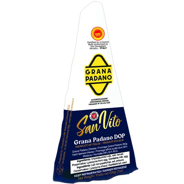 San Vito - Grana Padano Wedges 12x200 GR