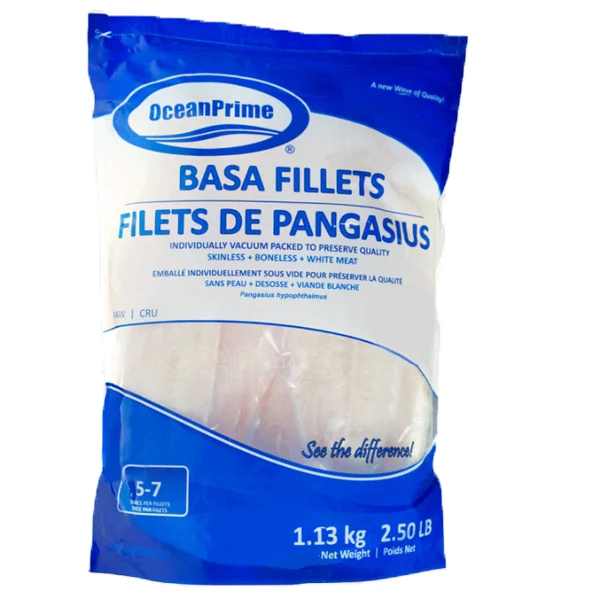 Ocean Prime - Basa Fillets 5-7OZ 2.5LB
