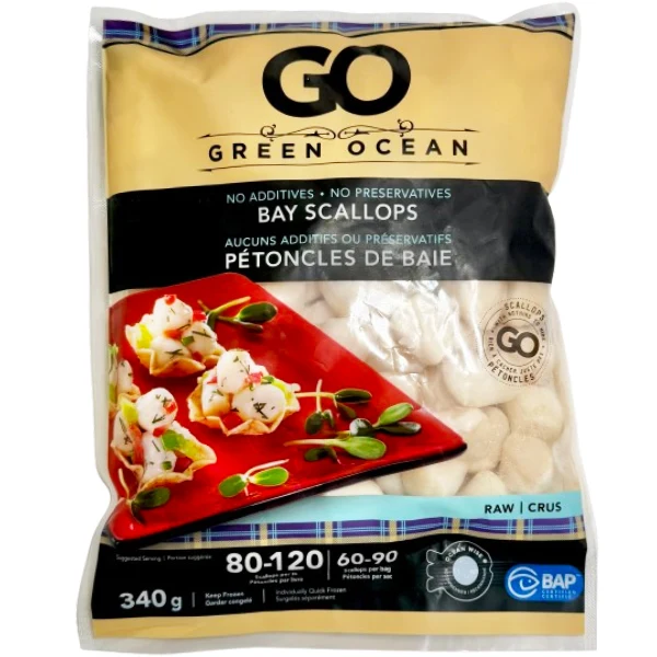 Green Ocean - Bay Scallops 12x340 GR