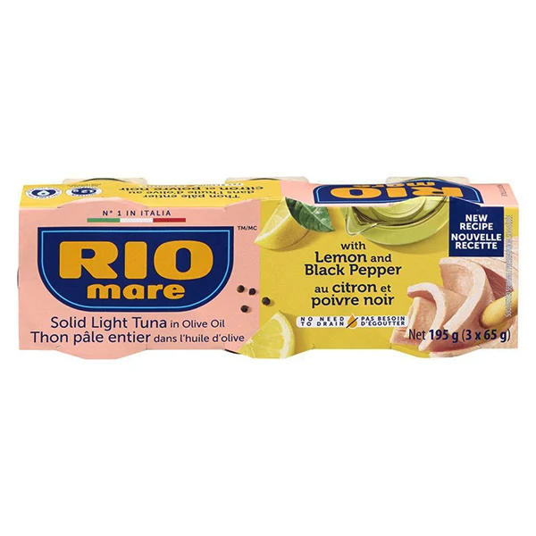 Rio Mare - Tuna Lemon Pepper 24x3x65 GR