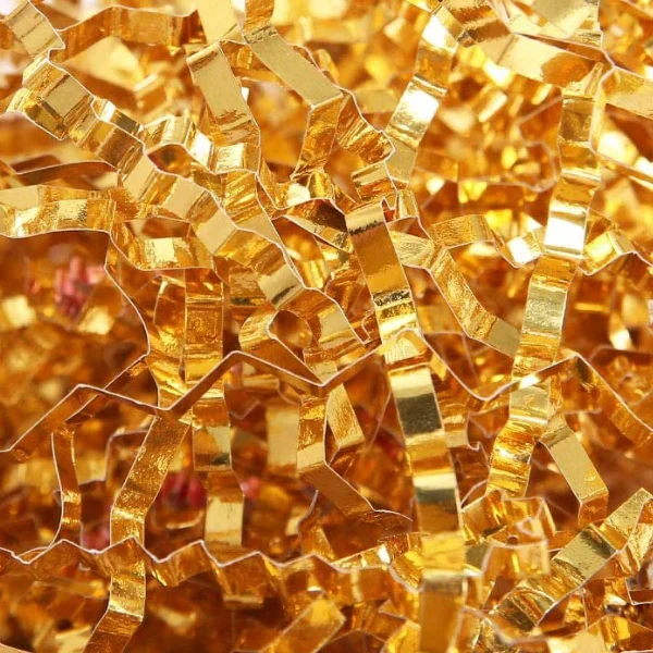 Metalic Gold Crinkle Cut Paper 10LB