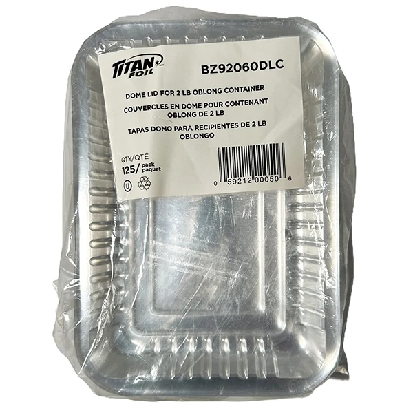 Titan - Dome Lid For Foil 2LB 125EA