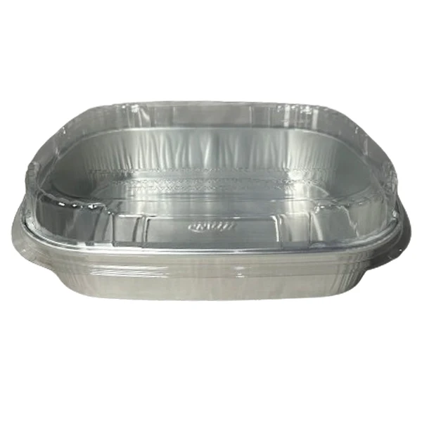 Titan - 52oz Silver Entree Container With Lid 2x25 PK