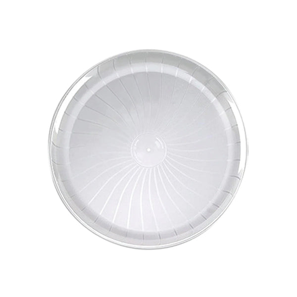 Elite - 16IN Clear Round Polystyrene Tray 25x EA