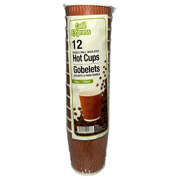 Cafe Express - 4OZ Ripple Cup 24x12 PK