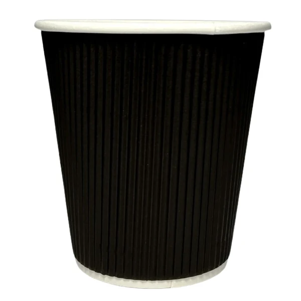 Maher Products - 12oz Black Ripple Wall Cup 20x25 PK