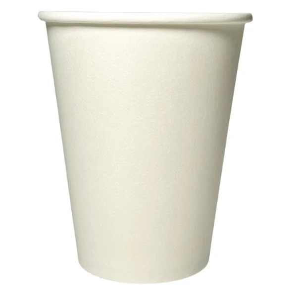 Maher - 12OZ White Hot Paper Cup 50 PK