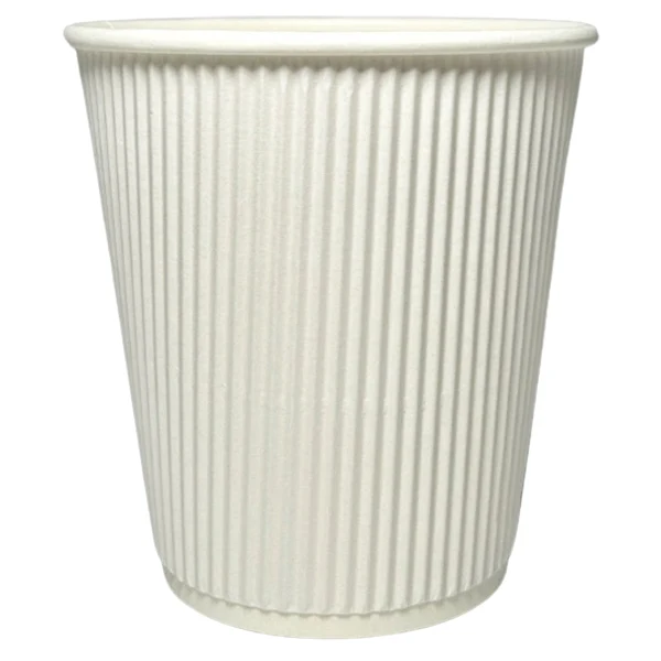 Maher Products - 16oz White Ripple Wall Cup 25 PK