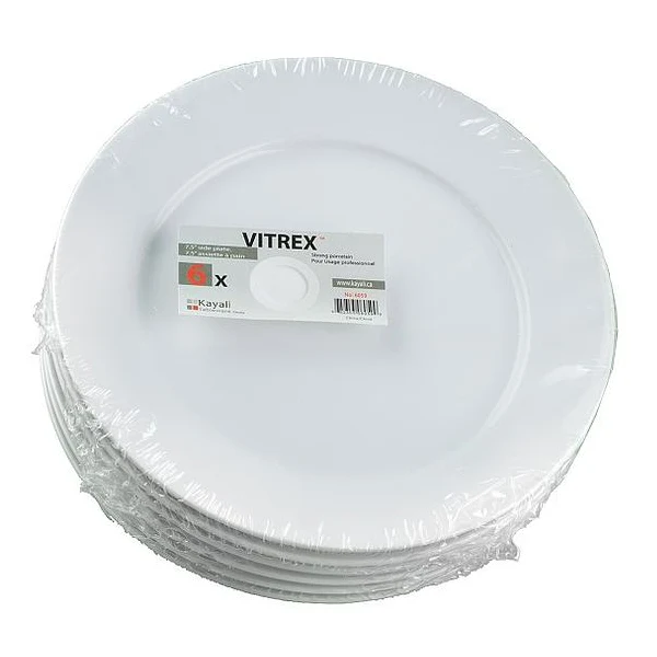 Vitrex - 7.5IN Wide Rim Side Plate 6EA