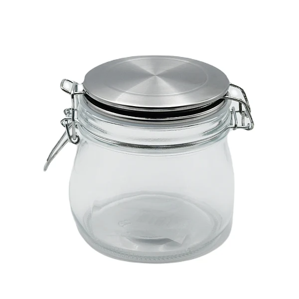 Leona - Glass Jar W/Metal Lid 500ML