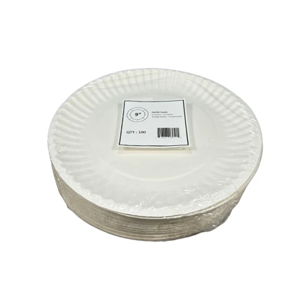 Cpc - 9IN Paper Plate 12x100 CT