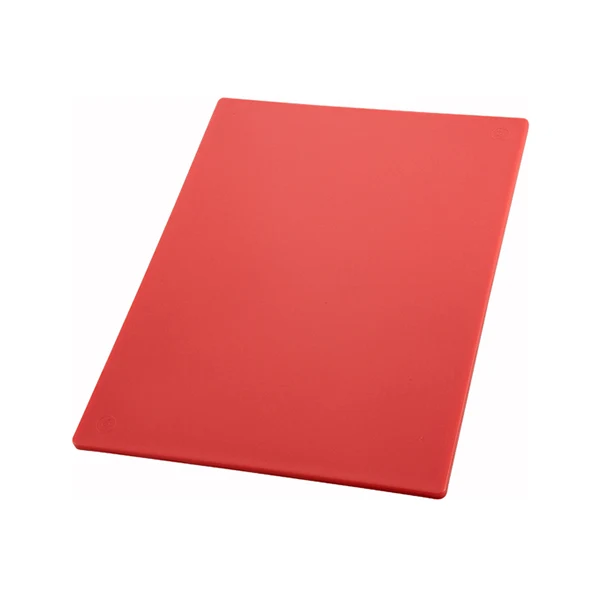 Winco - Cutting Board Red 18x12IN EA
