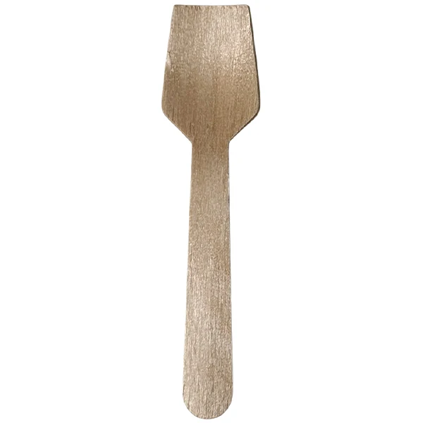 ML Packaging - 95mm Wooden Ice Cream Spoon 100 PK