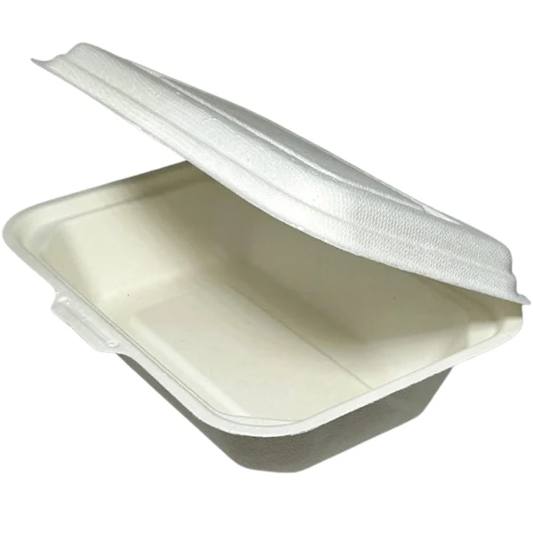 New Wave - 7x5x3 Sugarcane & Bamboo Clamshell 4x125 EA
