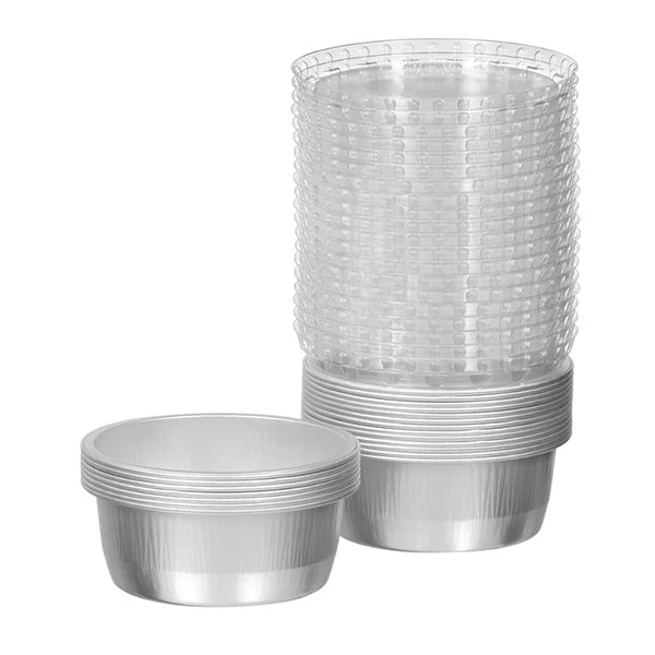 Talthi - Aluminum Rnd Container W/Lid 290ML 20x20 EA
