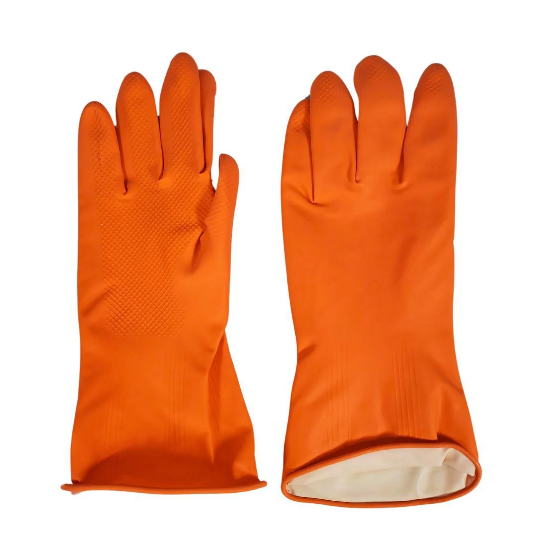 Dish Washing Gloves - 888 - XL - Orange — Case (12 x 1 CT)