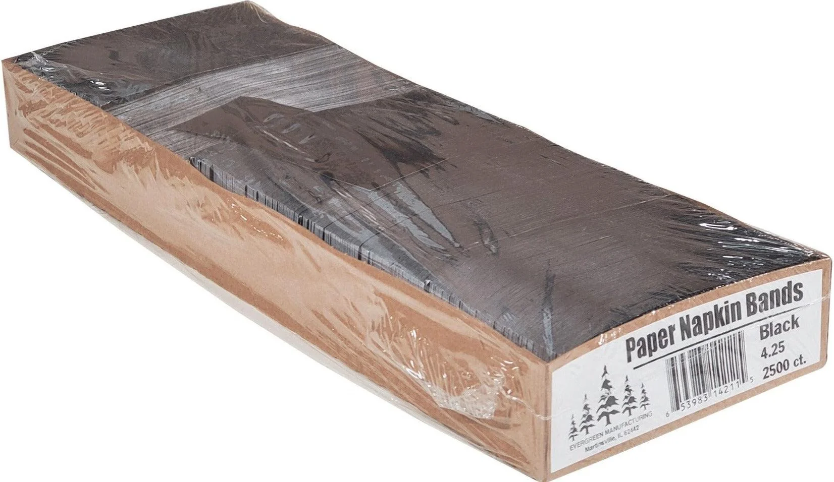 Napkin Bands - 4.25"x1.5" - Black