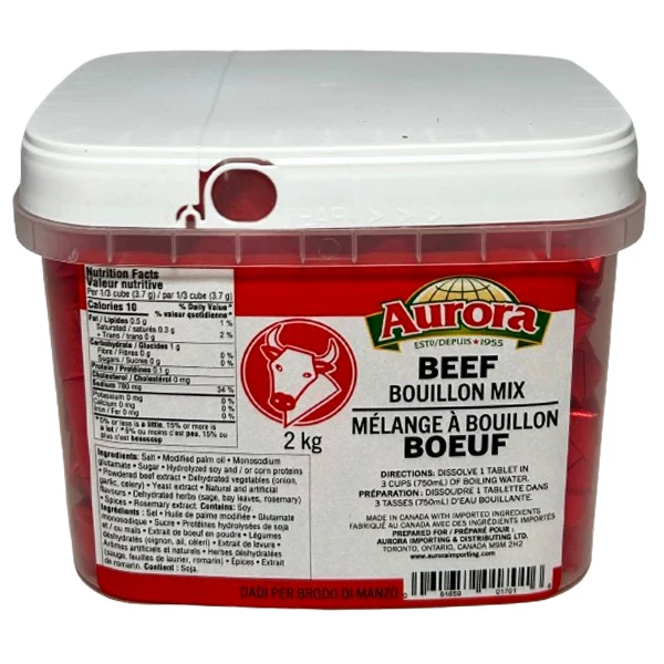 Aurora - Beef Bouillion Cubes 4x2KG