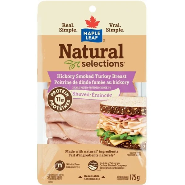 Maple Leaf - Natural Selection Hickory Smoked Turkey 8x175 GR