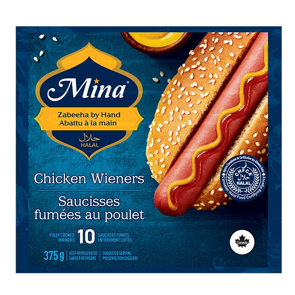 Mina - Chicken Weiners Halal 12x375 GR